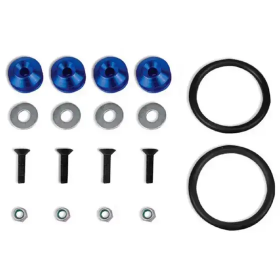 Kit Anilha Trava Parachoque Azul