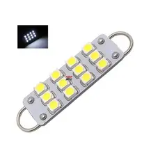 Kit Lâmpada Torpedo/Pingão 12 LEDs 29×22mm Branco 12V