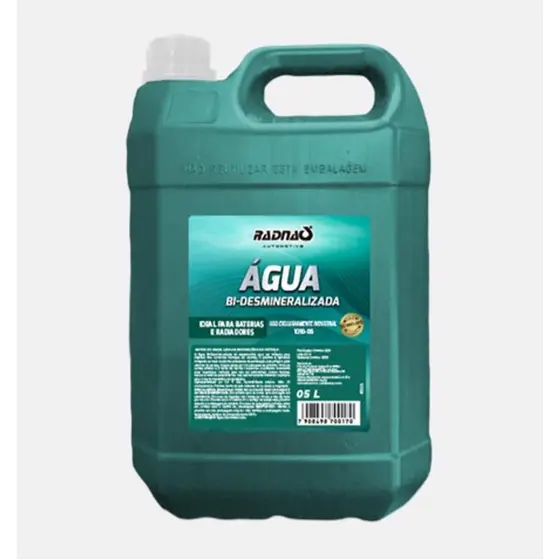 Água Bi-Desmineralizada 5L Universal Radiador Bateria