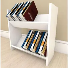 Livreiro de chão duplo decorativo ref 37