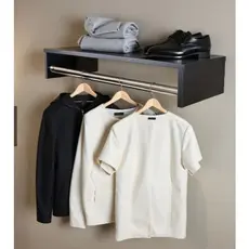 Cabideiro 63 CM de Parede Loja Arara Porta Roupas Aéreo Quarto Closet individual -45