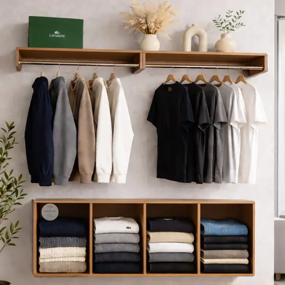 Closet Arara Cabideiro Suspenso Moderno- Organização e Praticidade para seu Quarto- 100