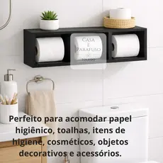 Nicho Triplo Prateleira, Decoração Sala, Nicho para Banheiro , Cozinha , Quarto 07
