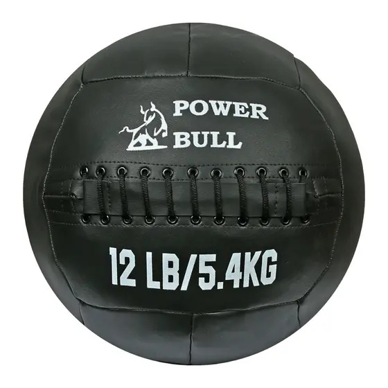 Kit 2 Wall Ball Couro Eco Medicine Funcional 5.4 , 6,3 kg