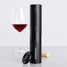 Saca Rolhas Elétrico Automático com Cortador de Lacre – Abridor de Vinhos Moderno e Prático a Pilha