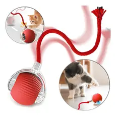 Bola Inteligente Automática para Pets Anda Gira Sozinha Interativa para Gatos e Cachorros