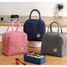 Bolsa Térmica Portátil de Mão Lancheira Marmita Viagem Piquenique Prático