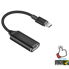 Cabo Adaptador Conversor Tipo C Para Hdmi Macbook Notebook Smartphone