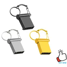 mini pen drive de metal pendrive 8g 16g 32gb 64gb de memória de alta velocidade usb 2.0