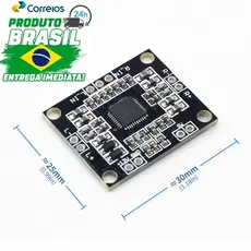 amplificador Dual-channel Placa Amplificador De Potência De Áudio 20w 30w 2x10w 2x15w