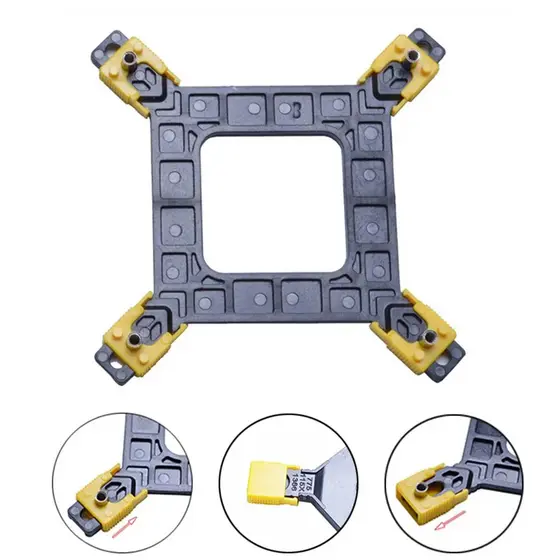 Suporte do dissipador do processador, base geral do Backplane, LGA 775, 115X, 1366, 2011,1200,1700