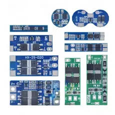 Placa de proteção de bateria de lítio  1s 3a 2s 5a 3a,8a 10a  7.4v 8.4v e 18650 cm para li-ion de lítio, bms e pcm