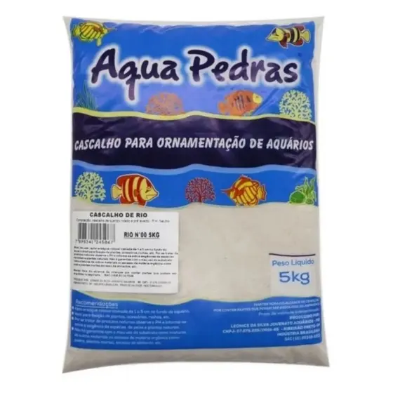 Areia Duna Rio Fina Aquários Hamster Banho Seco  5kg AquaPedras