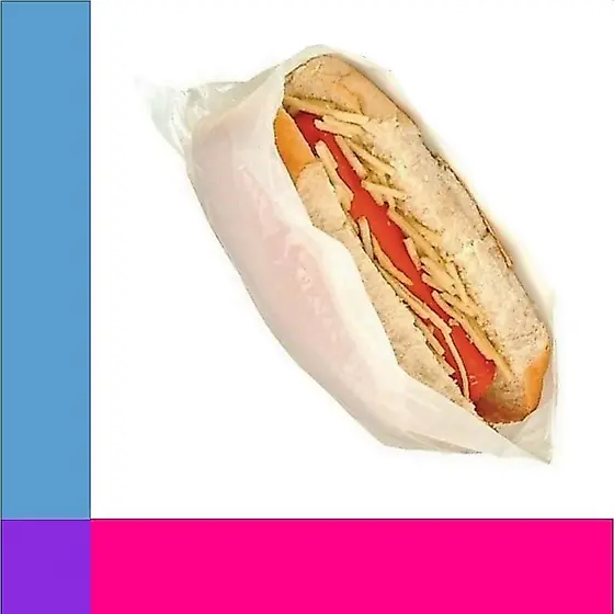 500 Sacos Plástico Hot Dog Cachorro Quente 23x14cm
