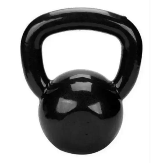 Kettlebell 4 Kg Ferro Emborrachado Crossfit Academia Em Casa Agachamento e Musculação