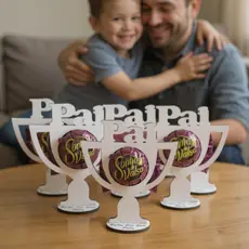 Porta Bombom Pai Troféu Presente Dia Dos Pais