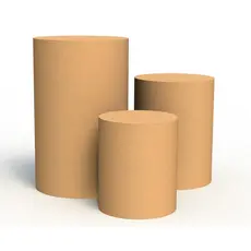 Cilindros Decoração de Festa Kit com 3 P M e G
