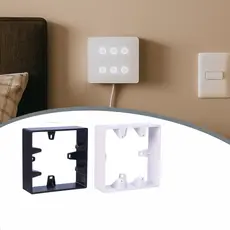 Caixa Sobrepor 4x4 Adaptador Interruptor Inteligente Smart Compatível Segurança Elétrica