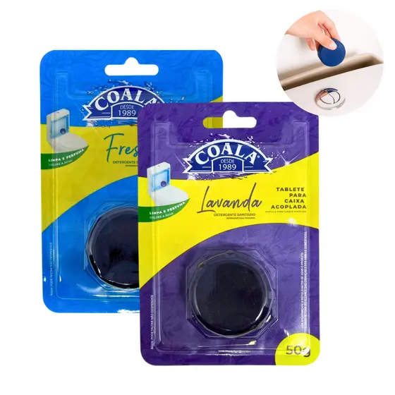 Bloco Limpador Aromatizador Sanitário P/ Caixa Acoplada 2un