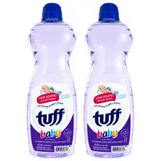 Lava Roupa Líquido Kit 2 Unidades Neutro Tuff Baby Limpeza 1L