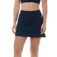 Short Saia Basic Preto com Bolso Snd Fitness