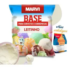 Base Saborizante Leitinho Marvi Para Sorvete e Picolé 1kg