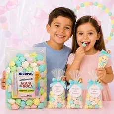 200 Mini Suspiro p/ Lembrancinha - 1 Pacotes de 140g Incopal
