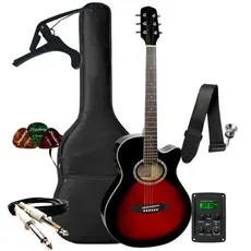 Violão Elétrico Giannini Gsf1d Com Afinador + Kit Acessórios