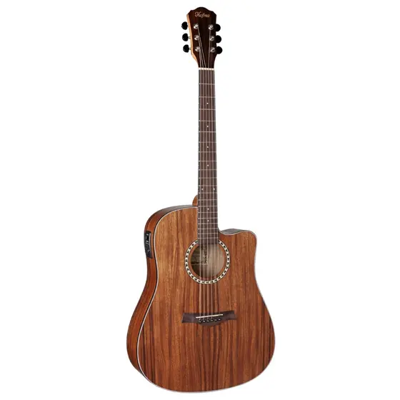 Violão Hofma Hmf280 Elétrico Folk Satin Natural