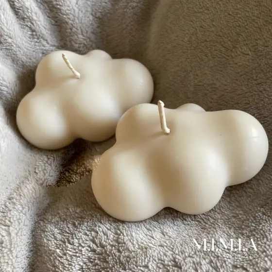 Vela Nuvem Aromática Decorativa Infantil Crianças Perfumada 100% Vegetal Artesanal