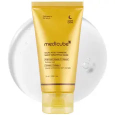 Medicube Turmeric VC Collagen Peeling Mask Máscara de aplicação hidratante