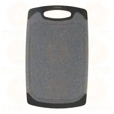 Tábua de Corte Multiuso Cozinha Churrasco Carne Polipropileno Cor Preto 30x20cm