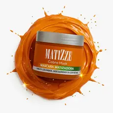 Máscara Tonalizante Matizadora RUIVO COBRE HIDRALISE Ultra Rápida 03 minutos Matizze 100% NATURAL
