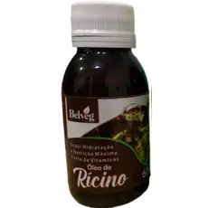 Kit Óleo Vegetal de Rícino 60mL | Crescimento Capilar, Anti Rugas, Acne e Caspa -100% Natural e Puro