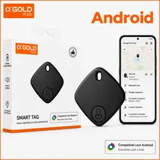Rastreador Inteligente Smart Tag Compatível com Android Find Hub Google Mala/Carro/Moto/Pet/Criança