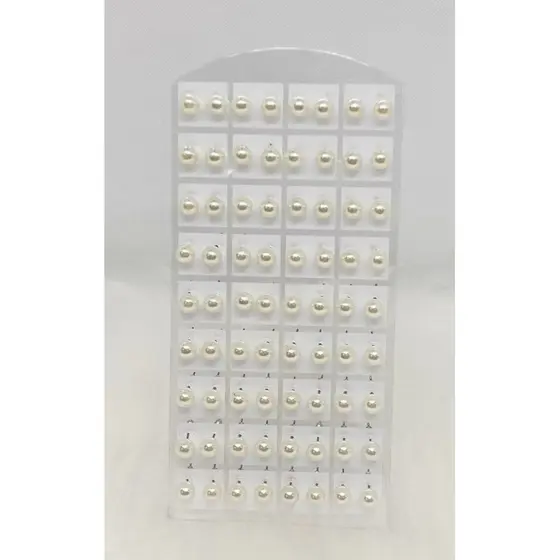 5 pars/10pars/20pars Ou Cartela com 36 pars de Brincos de Pérola Promoções