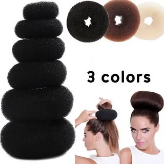 1 saco de 3 uni ou 6 uni donuts de esponja pequeno/médio/grande