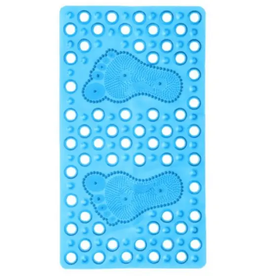 Tapete De Box Banheiro Ventosa Massageador Limpeza De Pés ANTIDERRAPANTE