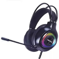 Fones de ouvido Headset Gamer com fio com microfone USB e P2 para PC computador headset videogames