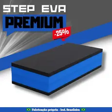 Step em eva Academia 60x28x10cm Exercícios em casa e Ginastica Aeróbico yoga