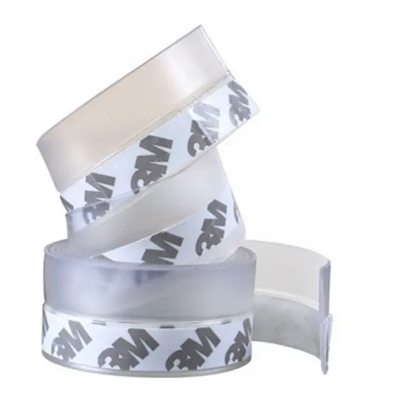 Fita Veda Fresta Porta Transparente 1m x 45mm Pivotante