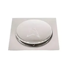 Ralo Inteligente Click Para Banheiro 10x10 Cm Inox