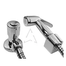 Ducha Higiênica ABS Cromado Acionamento 1/4 De Volta P/ Banheiro