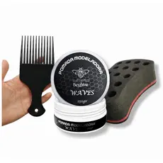 KIT AFRO ESPONJA E PENTE AFRO NUDRED