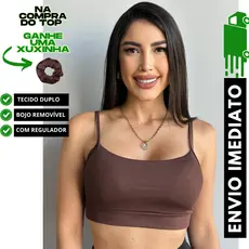 Top De Academia Duplo Com Bojo Removível E Regulador Top fitness Feminino Envio Rápido