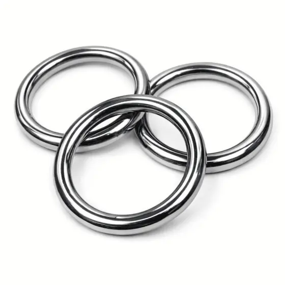 Kit 50 Argolas Plástica Média Cortina Guardanapo Decoração - 19mm
