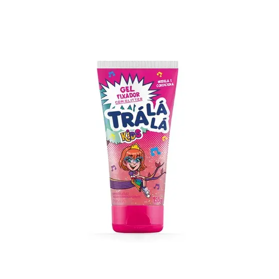 Gel Infantil Com Glitter Fixador Hidrakids P/ Meninas 150g