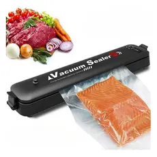 Seladora Alimentos A Vácuo Com Embalagens Plásticos Bivolt
