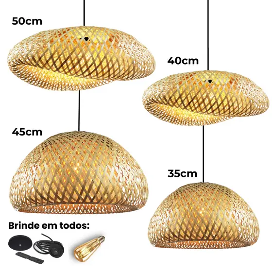 Luminárias de Teto Lustre Sala Cozinha Mesa Natural Pendente Rústicos Modelos Mais Vendidos