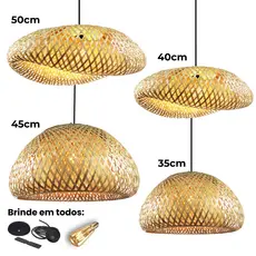 Luminárias de Teto Lustre Sala Cozinha Mesa Natural Pendente Rústicos Modelos Mais Vendidos